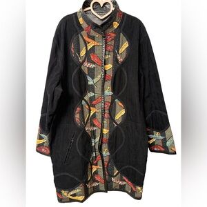 VINTAGE KOOS OF COURSE REVERSIBLE  JACKET NWOT